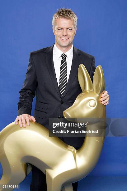 Thomas 'Tom' Bartels attends his presentation as new Bambi Host at Sky Lounge at Side Hotel on October 5, 2009 in Hamburg, Germany. Thomas 'Tom'...