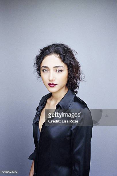 Actress Golshifteh Farahani poses at a portrait session in Paris on May 21. 2009 .