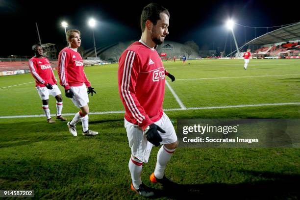 Amin Younes of Ajax U23 during the Dutch Jupiler League match between Ajax U23 v Helmond Sport at the De Toekomst on February 5, 2018 in Amsterdam...