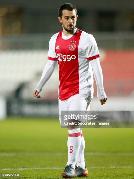 Amin Younes of Ajax U23 during the Dutch Jupiler League match between Ajax U23 v Helmond Sport at the De Toekomst on February 5, 2018 in Amsterdam...