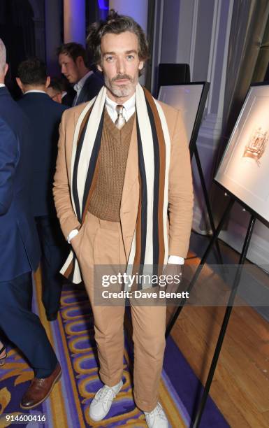 Richard Biedul attends the GQ Car Awards 2018 in association with Michelin at Corinthia London on February 5, 2018 in London, England.