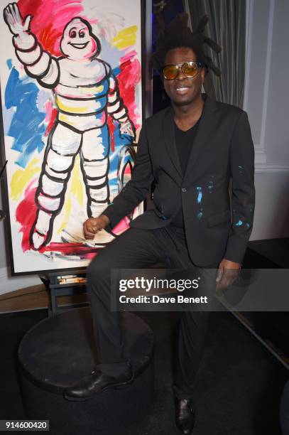 Bradley Theodore attends the GQ Car Awards 2018 in association with Michelin at Corinthia London on February 5, 2018 in London, England.