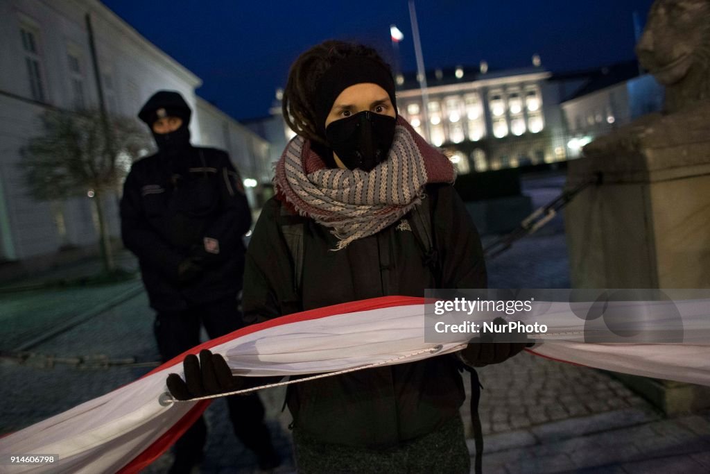 Far-right Polish groups protest against Israeli politics