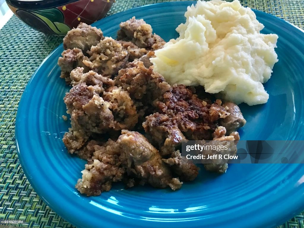 Chicken Livers and Gizzards in the South