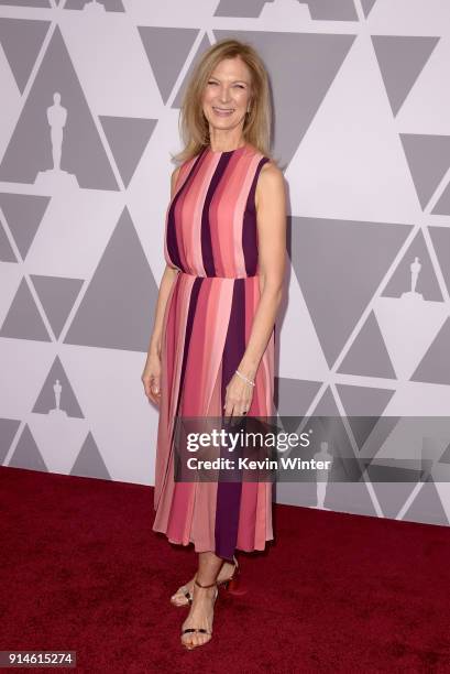 Chief Executive Officer of the Academy of Motion Picture Arts and Sciences Dawn Hudson attends the 90th Annual Academy Awards Nominee Luncheon at The...