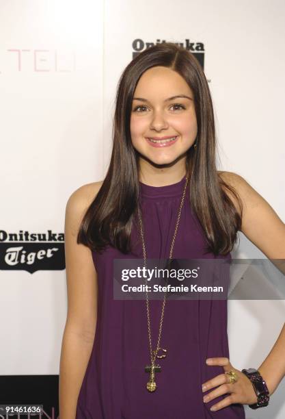 Ariel Winter attends the release party for the new album "Kiss & Tell" by Selena Gomez and The Scene at Siren Studios on September 30, 2009 in...