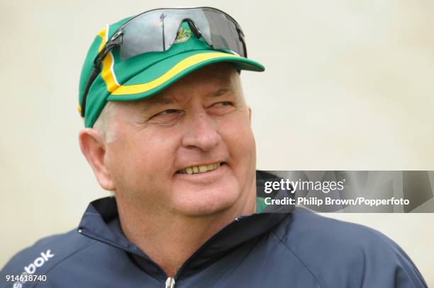 South Africa's coaching consultant Duncan Fletcher during a training session before the 1st Test match between South Africa and England at Centurion...