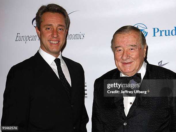 Mario Maccioni and father and founder of Le Cirque Sirio Maccioni attend the inaugural Health Is Wealth Gala at The Pierre Grand Ballroom on December...