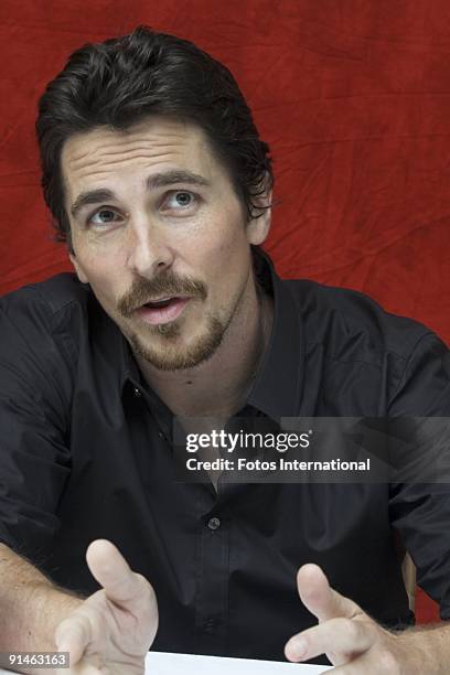 Christian Bale at the Peninsula Hotel in Chicago, Ilinois on June 19, 2009. Reproduction by American tabloids is absolutely forbidden.