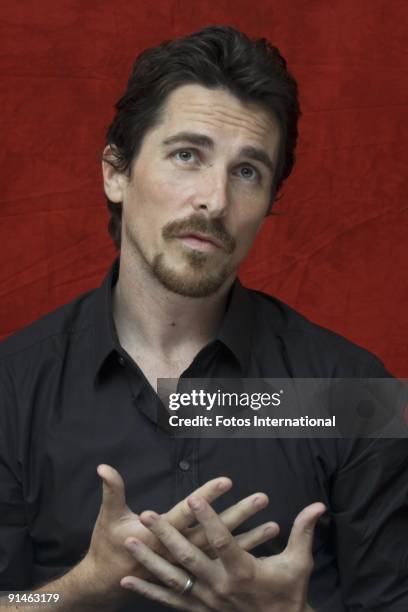 Christian Bale at the Peninsula Hotel in Chicago, Ilinois on June 19, 2009. Reproduction by American tabloids is absolutely forbidden.