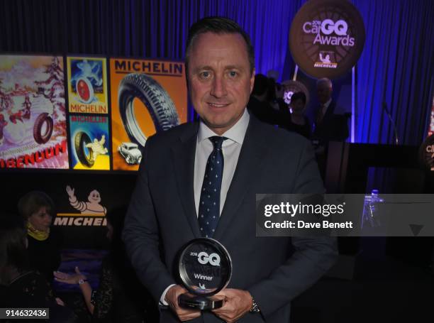 Andrew Doyle attends the GQ Car Awards 2018 in association with Michelin at Corinthia London on February 5, 2018 in London, England.