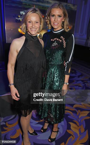 Vicki Butler-Henderson and Nicki Shields attend the GQ Car Awards 2018 in association with Michelin at Corinthia London on February 5, 2018 in...