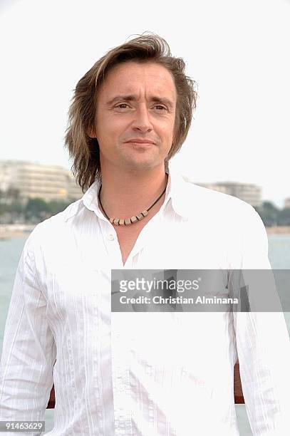 Presenter Richard Hammond attends a photocall for 'Blast Lab' at Majestic Beach Pier during the 25th MIPCOM on October 5, 2009 in Cannes, France.
