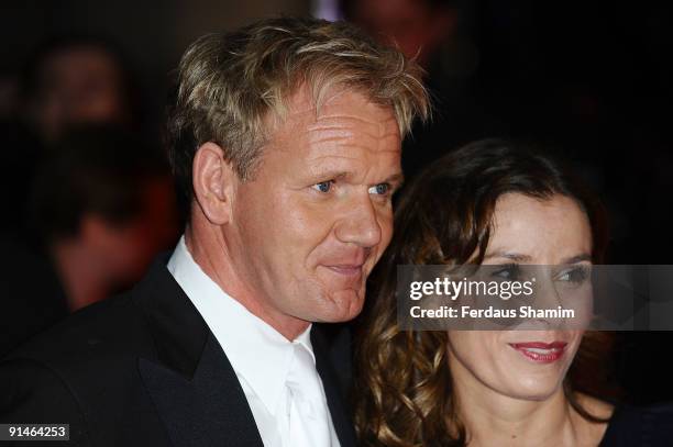 Gordon Ramsay and Tana Ramsay attends the Pride Of Britain Awards at Grosvenor House, on October 5, 2009 in London, England.