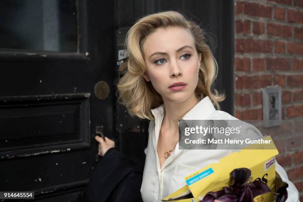 Actress Sarah Gadon is photographed for Crush Fanzine on November 11, 2015 in New York City.