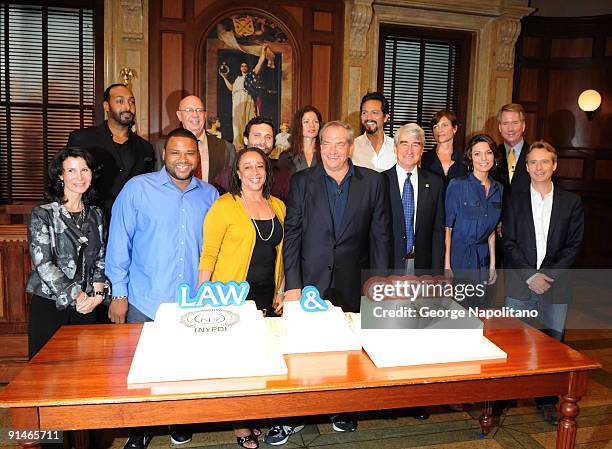 Katherine Oliver, Jesse L. Martin, Anthony Anderson, Dann Florek, S. Epatha Merkerson Jeremy Sisto , Jill Hennessy Dick Wolf, Benjamin Bratt, Sam...