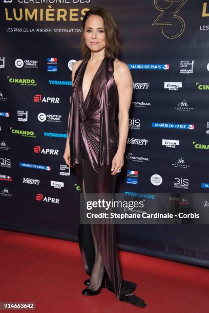 Suzanne Clement attends the 23rd Lumieres Award Ceremony at Institut du Monde Arabe on February 5, 2018 in Paris, France.