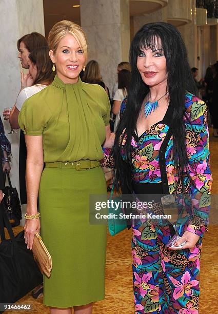 Actress Christina Applegate and producer Loreen Arbus attend Variety's 1st Annual Power of Women Luncheon at the Beverly Wilshire Hotel on September...