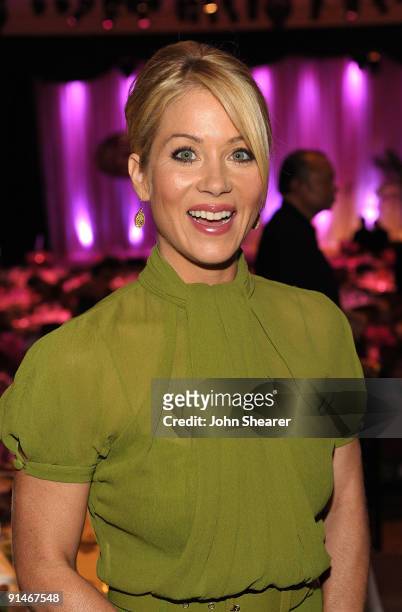 Honoree actress Christina Applegate attends Variety's 1st Annual Power of Women Luncheon at the Beverly Wilshire Hotel on September 24, 2009 in...