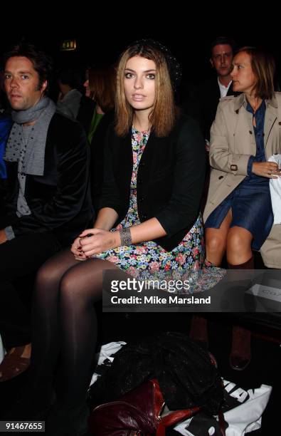 Lola Lennox attends the MAN show at London Fashion Week Spring/Summer 2010 at Somerset House on September 23, 2009 in London, England.