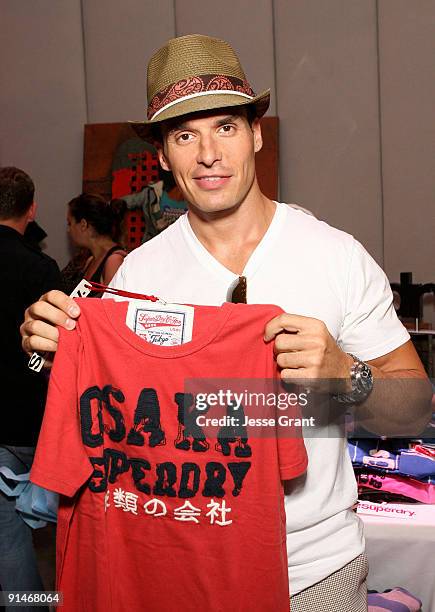 Antonio Sabato Jr. Attends the Superdry booth at the Kari Feinstein Primetime Emmy Awardsat Zune LA on September 18, 2009 in Los Angeles, California.