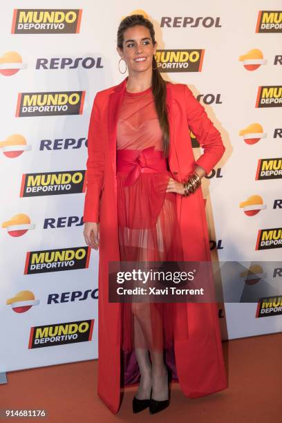 Ona Carbonell attends the photocall of the 70th Mundo Deportivo Gala on February 5, 2018 in Barcelona, Spain.