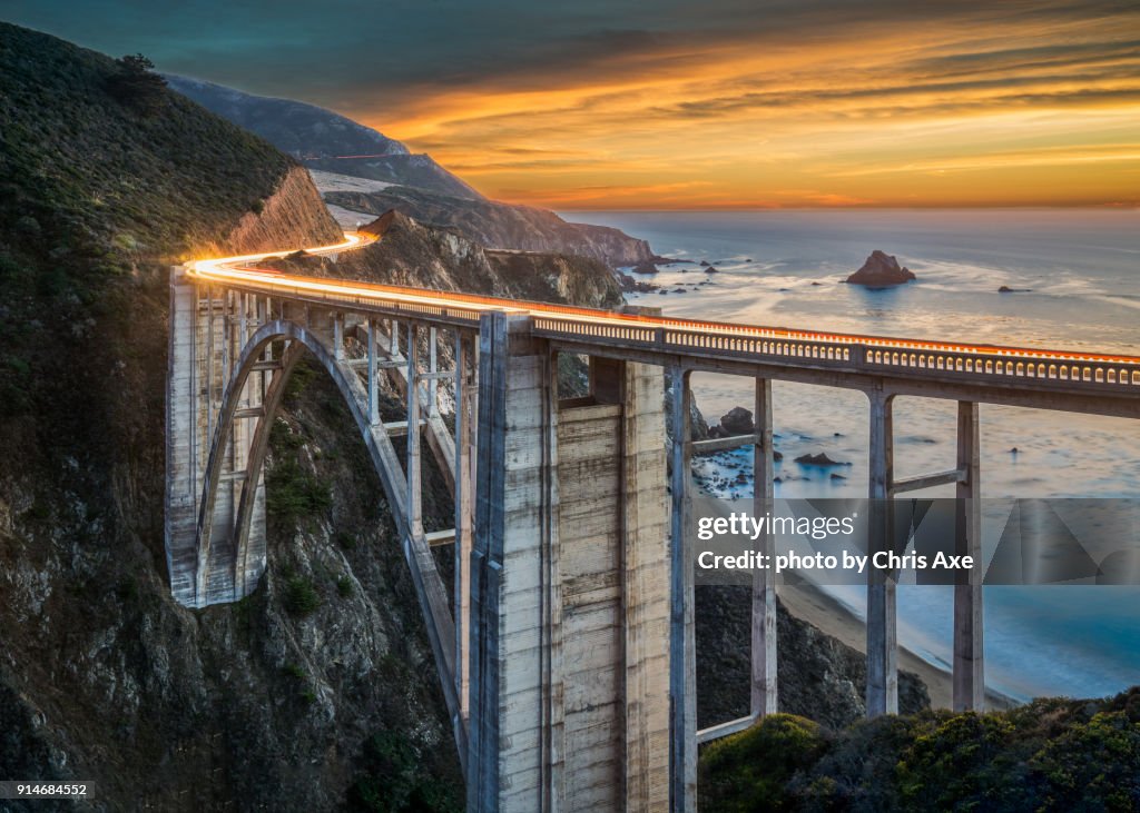 Bixby Bridge at Sunset - Big Sur, CA