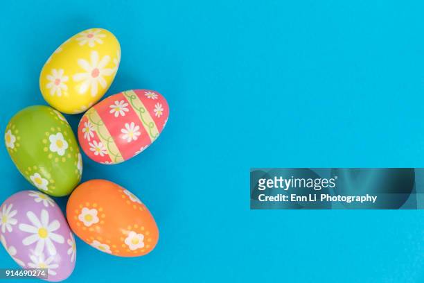 easter eggs - easter egg stock pictures, royalty-free photos & images
