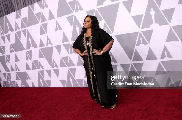 Songwriter Taura Stinson attends the 90th Annual Academy Awards Nominee Luncheon at The Beverly Hilton Hotel on February 5, 2018 in Beverly Hills,...