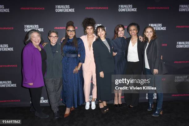 Tina Tchen, Jill Soloway, Ava DuVernay, Melina Matsoukas, Rashida Jones, Maha Dakhil, Nina Shaw and Natalie Portman attend The 2018 MAKERS Conference...