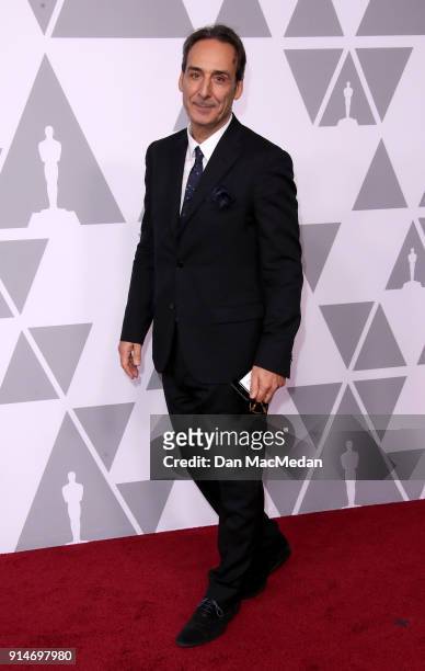 Composer Alexandre Desplat attends the 90th Annual Academy Awards Nominee Luncheon at The Beverly Hilton Hotel on February 5, 2018 in Beverly Hills,...