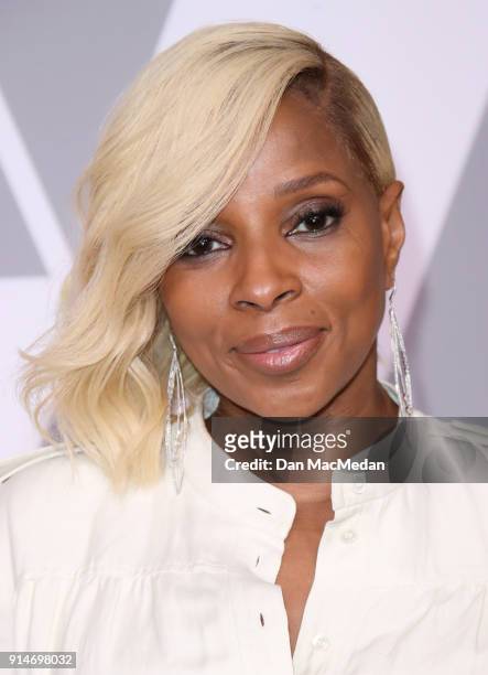 Actor/singer Mary J. Blige attends the 90th Annual Academy Awards Nominee Luncheon at The Beverly Hilton Hotel on February 5, 2018 in Beverly Hills,...
