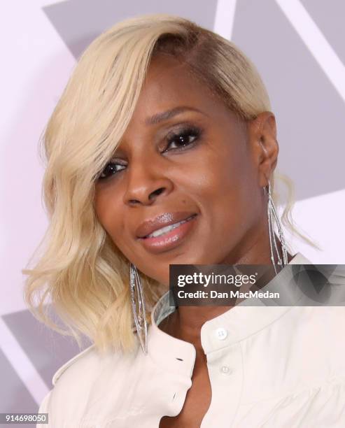 Actor/singer Mary J. Blige attends the 90th Annual Academy Awards Nominee Luncheon at The Beverly Hilton Hotel on February 5, 2018 in Beverly Hills,...