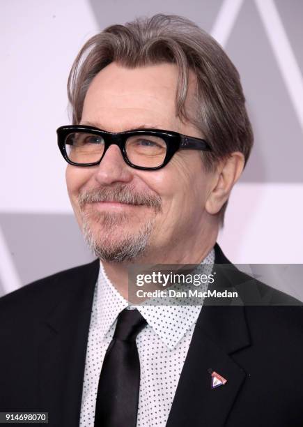 Actor Gary Oldman attends the 90th Annual Academy Awards Nominee Luncheon at The Beverly Hilton Hotel on February 5, 2018 in Beverly Hills,...