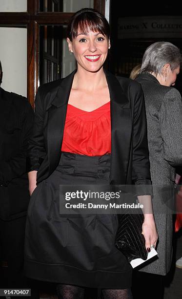 Suranne Jones attends the press night of La Cage Aux Folles at the The Playhouse Theatre on October 5, 2009 in London, England.