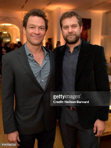 Dominic West and Joshua Jackson attend The Hollywood Reporter 6th Annual Nominees Night at CUT on February 5, 2018 in Beverly Hills, California.