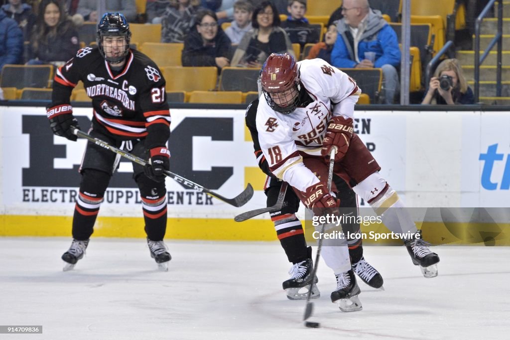 COLLEGE HOCKEY: FEB 05 Beanpot Tournament - Northeastern v Boston College
