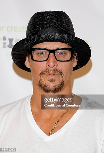Musician Kid Rock attends the 2009 VH1 Hip Hop Honors after party to benefit the VH1 Save the Music Foundation at One Hanson Place on September 23,...