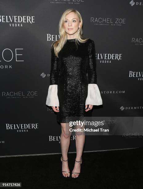Emily Kinney attends the Rachel Zoe Fall 2017 LA presentation held at The Jeremy Hotel on February 5, 2018 in West Hollywood, California.
