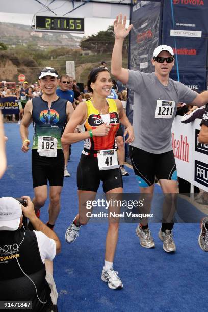 Teri Hatcher attends the 23rd Annual Nautica Malibu Triathalon at Zuma Beach on September 13, 2009 in Malibu, California.