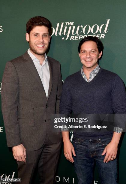 Michael H. Weber and Scott Neustadter attend The Hollywood Reporter 6th Annual Nominees Night at CUT on February 5, 2018 in Beverly Hills, California.