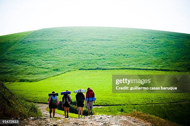 camino de santiago - camino de santiago stock pictures, royalty-free photos & images