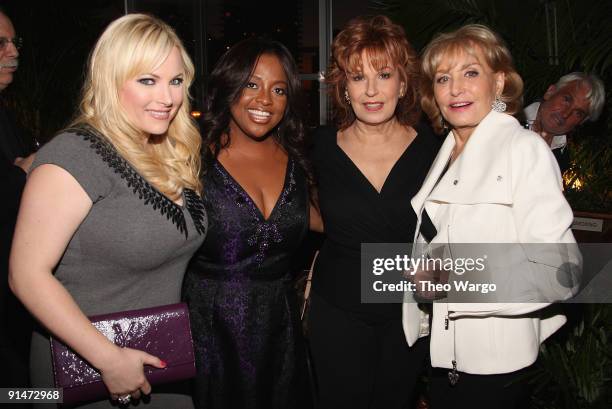 Exclusive Coverage** Meghan McCain, Sherri Shepherd, Joy Behar and Barbara Walters attend the Launch Party for new sitcom "Sherri" at the Empire...