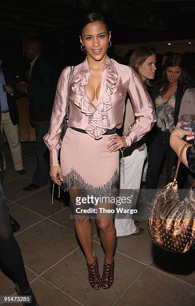 Paula Patton attends the launch party for new sitcom "Sherri" at the Empire Hotel on October 5, 2009 in New York City.