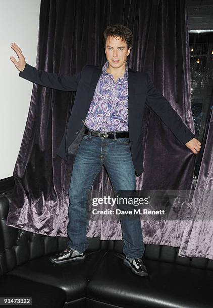 John Barrowman attends the press night for La Cage Aux Folles at the Playhouse Theatre on October 5, 2009 in London, England.