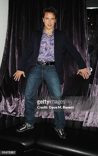John Barrowman attends the press night for La Cage Aux Folles at the Playhouse Theatre on October 5, 2009 in London, England.