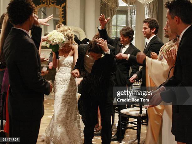 Kirsten Storms , Bradford Anderson , Dominic Zamprogna , Brandon Barash , Anthony Michael Jones , Kimberly McCullough and Jason Thompson in a scene...