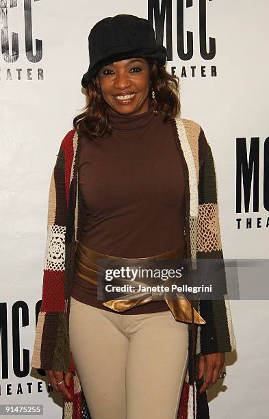 Cast member Adriane Lenox attends the "Still Life" opening night party at the Telsey + Company Studios on October 5, 2009 in New York City.
