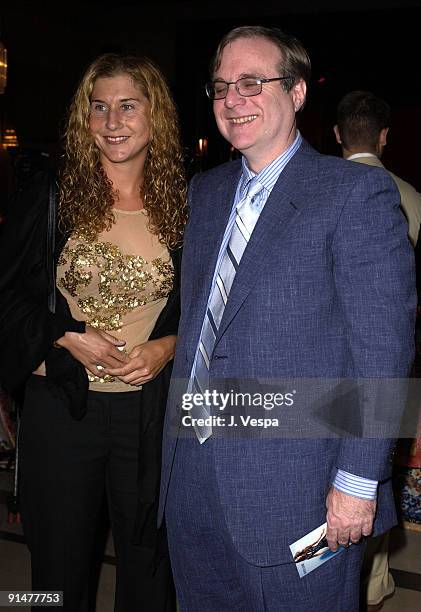 Monica Seles and Paul Allen