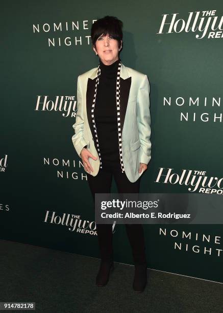 Diane Warren attends the Hollywood Reporter's 6th Annual Nominees Night at CUT on February 5, 2018 in Beverly Hills, California.